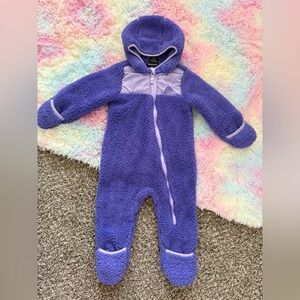 Cozy Purple Kids One Piece